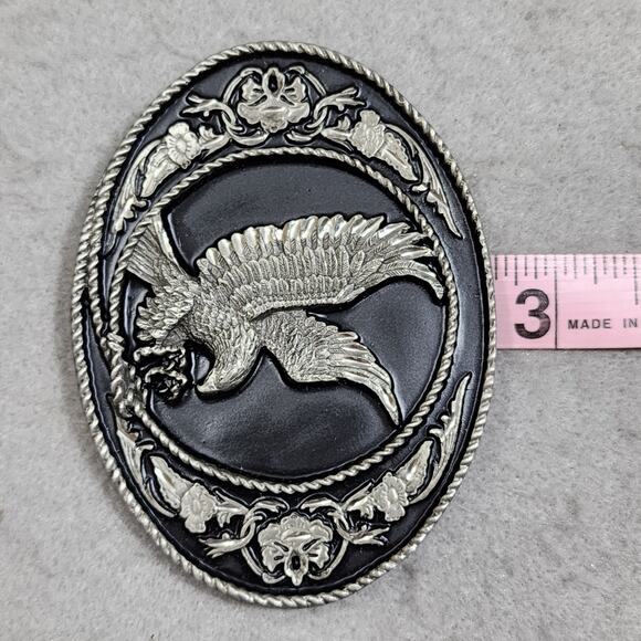 Siskiyou Buckle Co. Inc Pewter Flying Eagle Belt Buckle G-5 1991 Oregon USA Vtg - Picture 7 of 9